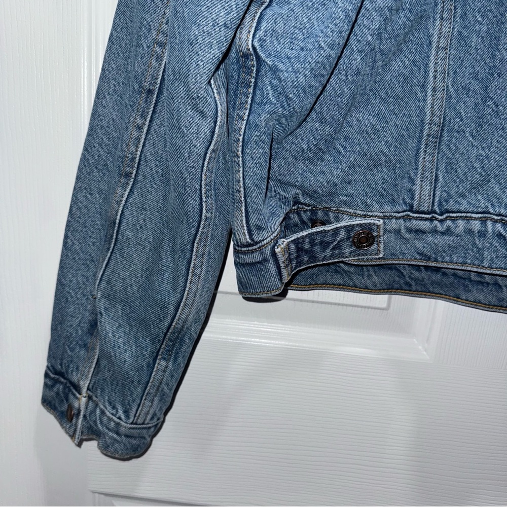 NWT {LEVI’S} Original Denim Sherpa Trucker Jacket, XL - Picture 8 of 10